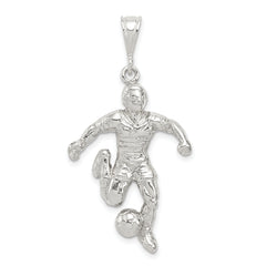 Sterling Silver Soccer Player Charm