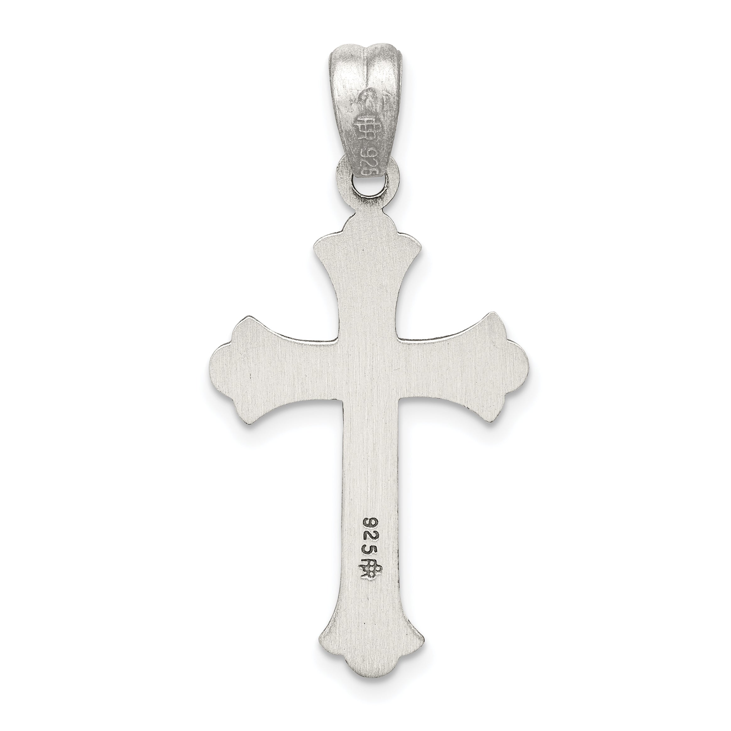 Sterling Silver Antiqued Cross Pendant