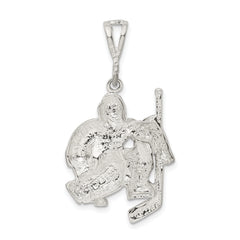 Sophia Jewelers Men's Sterling Silver 925 Polished Goalie Charm