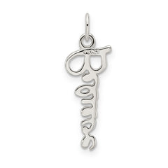 Sterling Silver Believe Pendant