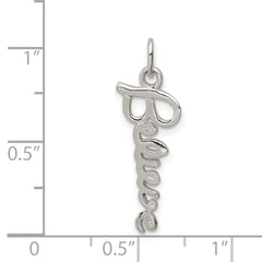 Sterling Silver Believe Pendant