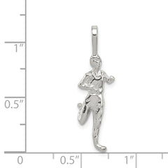 Sterling Silver Runner Pendant