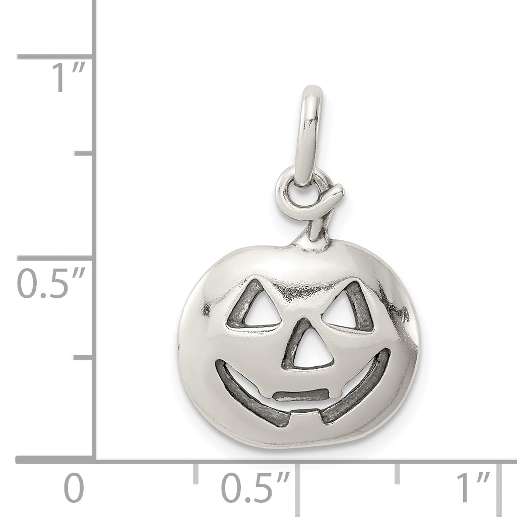 Sterling Silver Pumpkin Charm