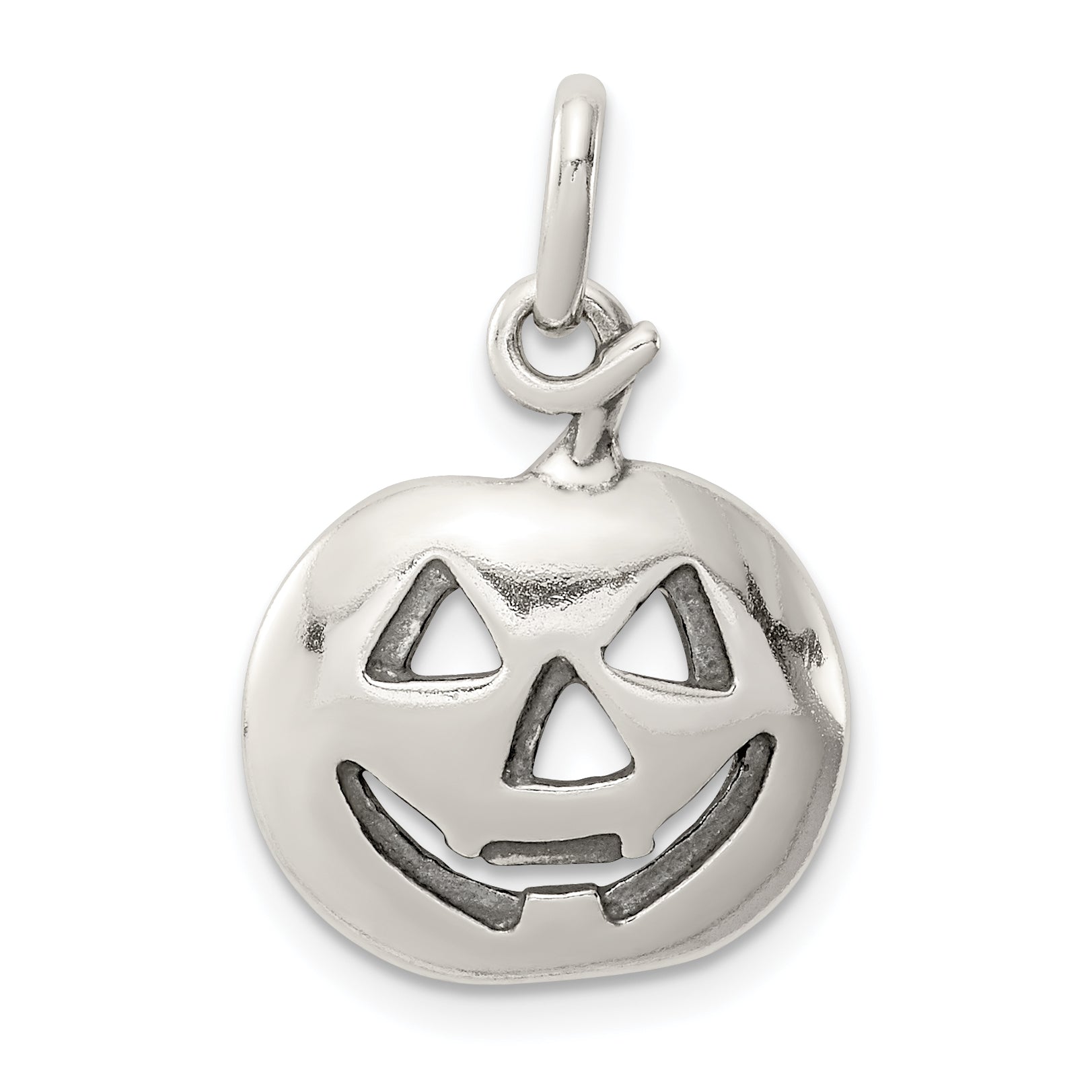 Sterling Silver Pumpkin Charm