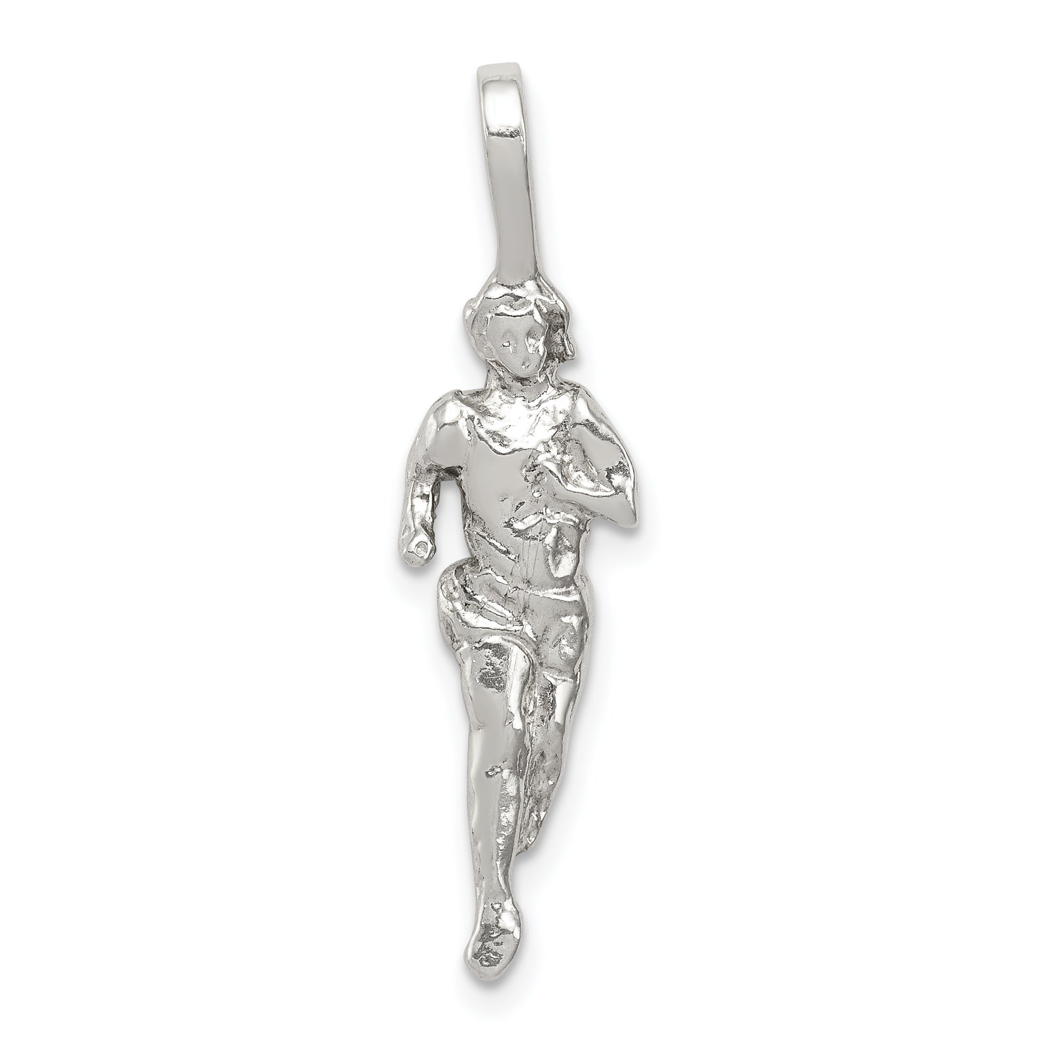 Sterling Silver Runner Pendant