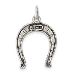 Sterling Silver Antiqued Horseshoe Charm