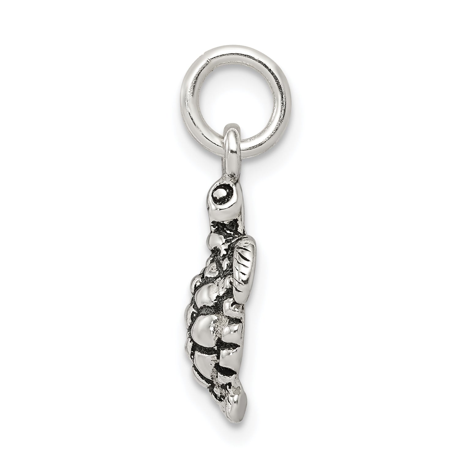 Sterling Silver Antiqued Turtle Charm