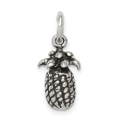 Sophia Jewelers Antique 3D Sterling Silver Pineapple Charm Pendant