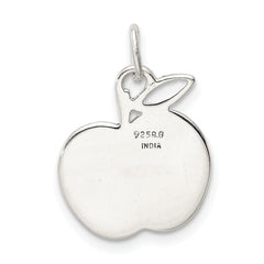 Sterling Silver 925 Polished Teacher's Pet Pendant with Anti-Tarnish Coating