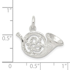 Sterling Silver French Horn Charm