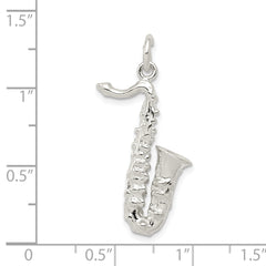 Sterling Silver Saxophone Charm