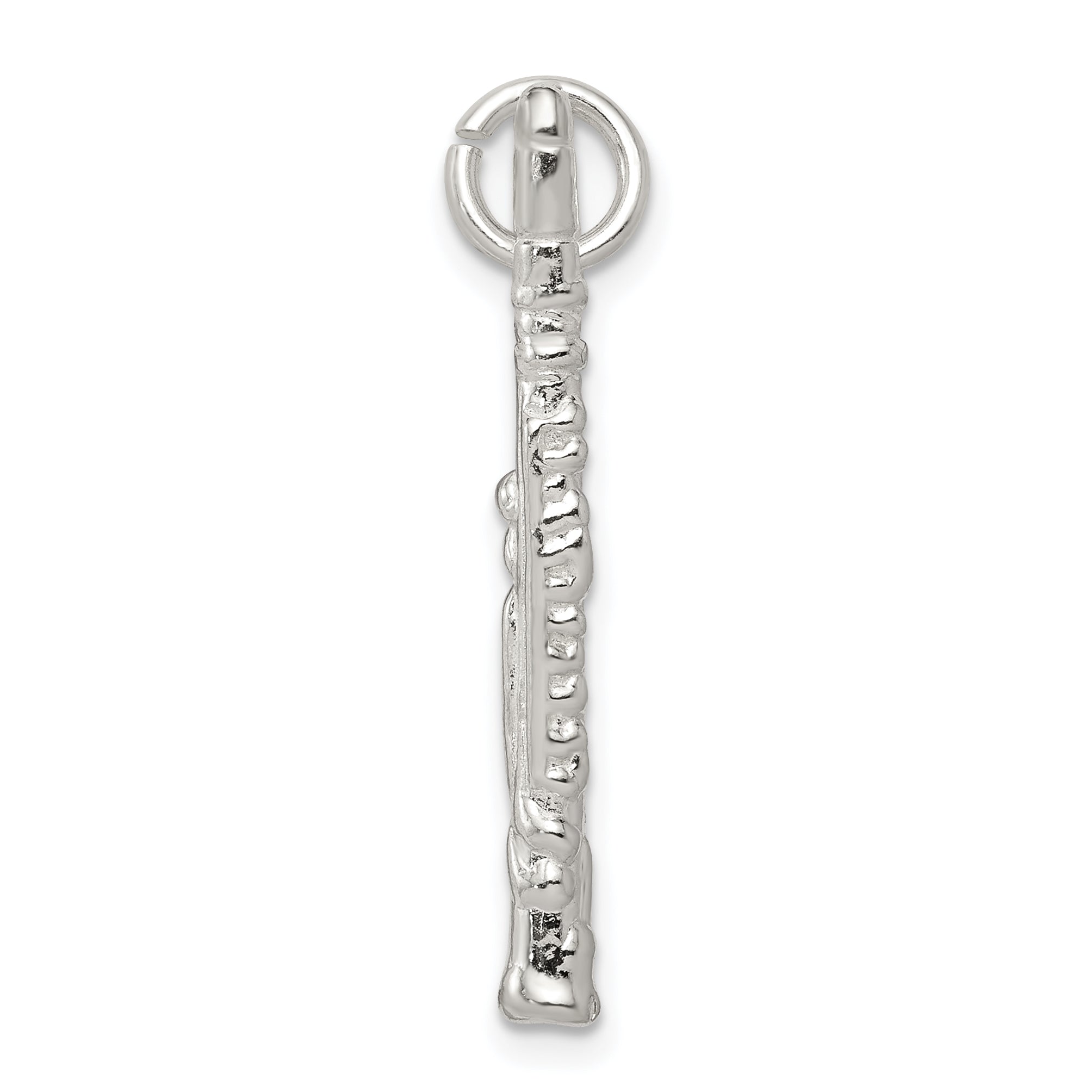 Sterling Silver Flute Charm