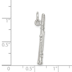 Sterling Silver Flute Charm