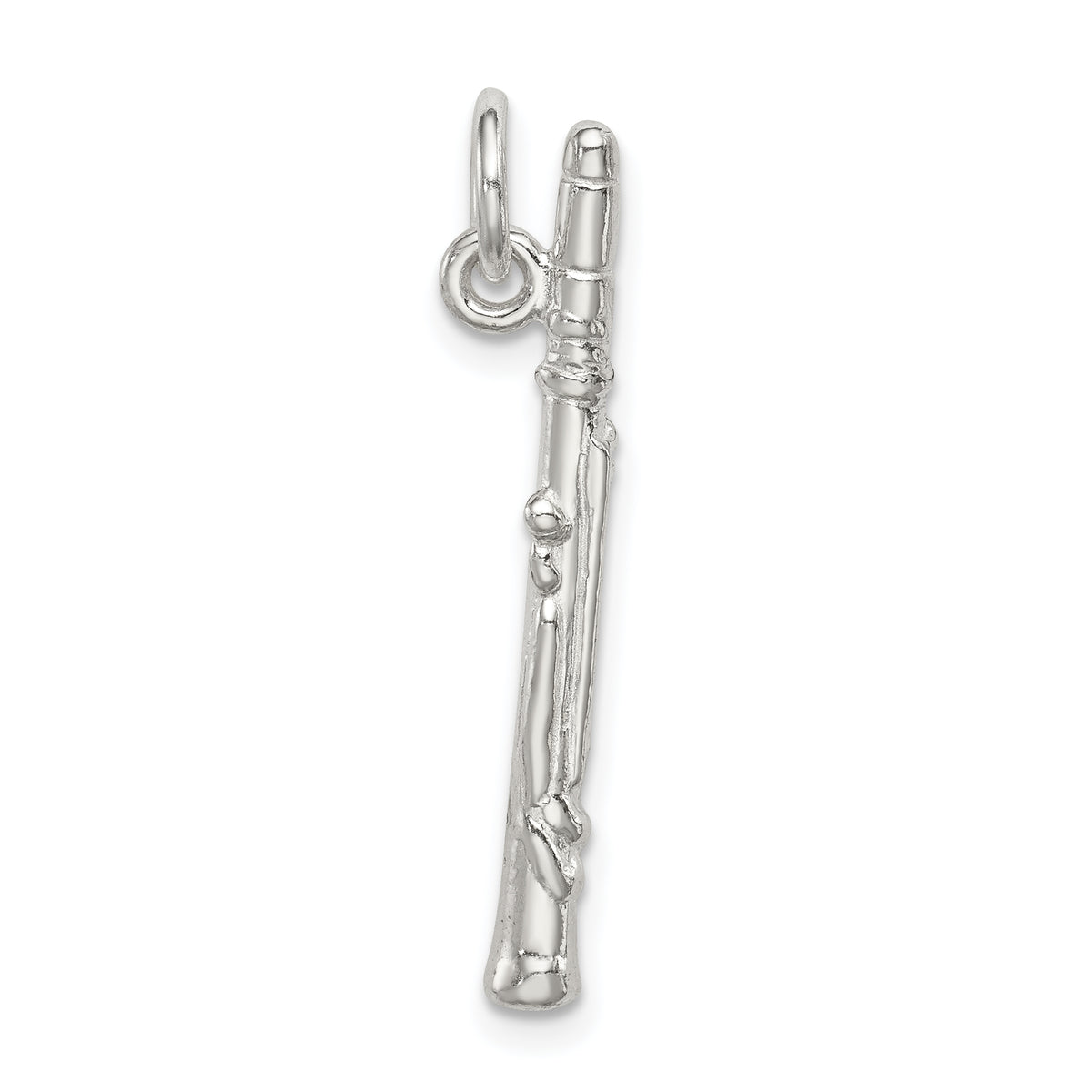 Sterling Silver Flute Charm