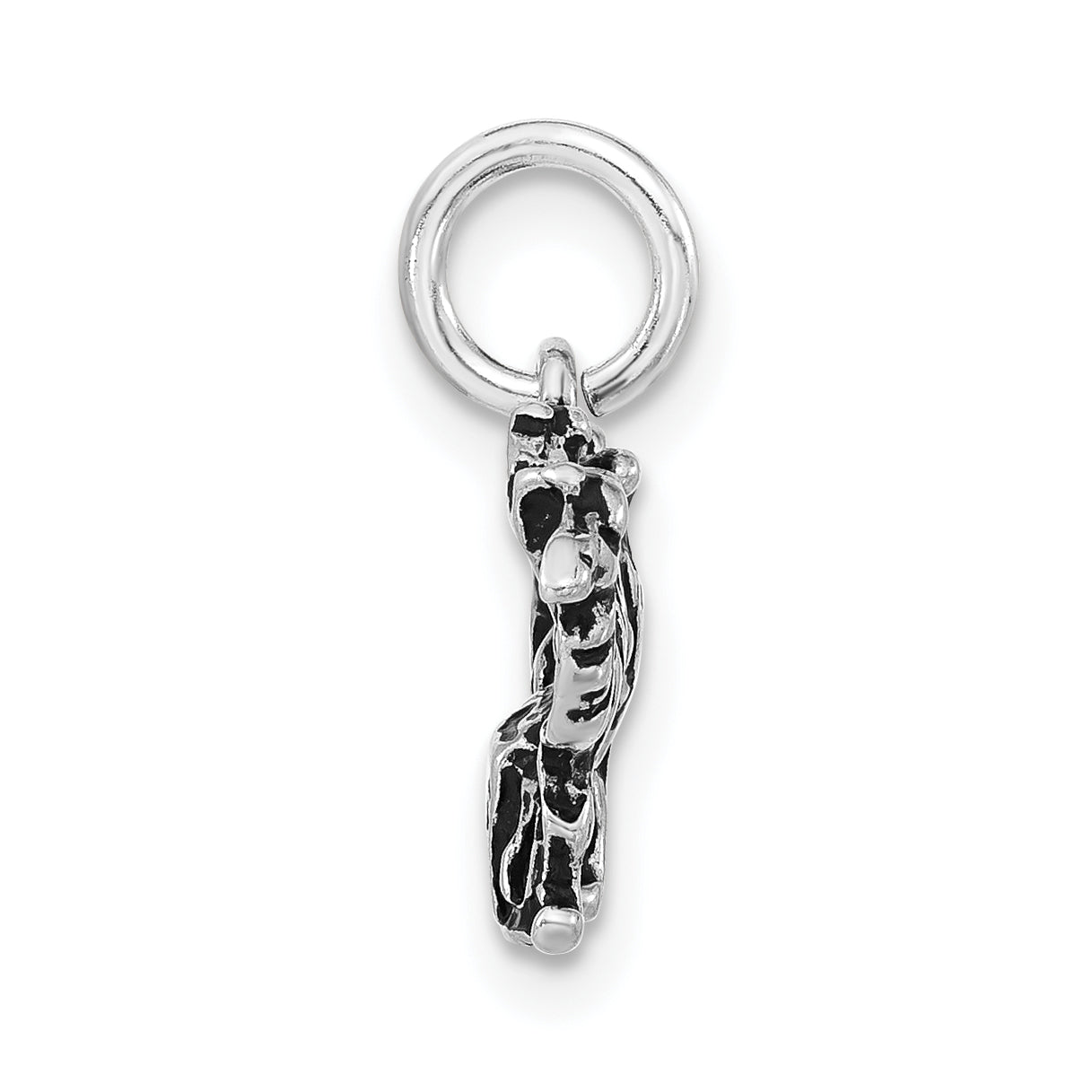 Sterling Silver Antiqued Camels Charm