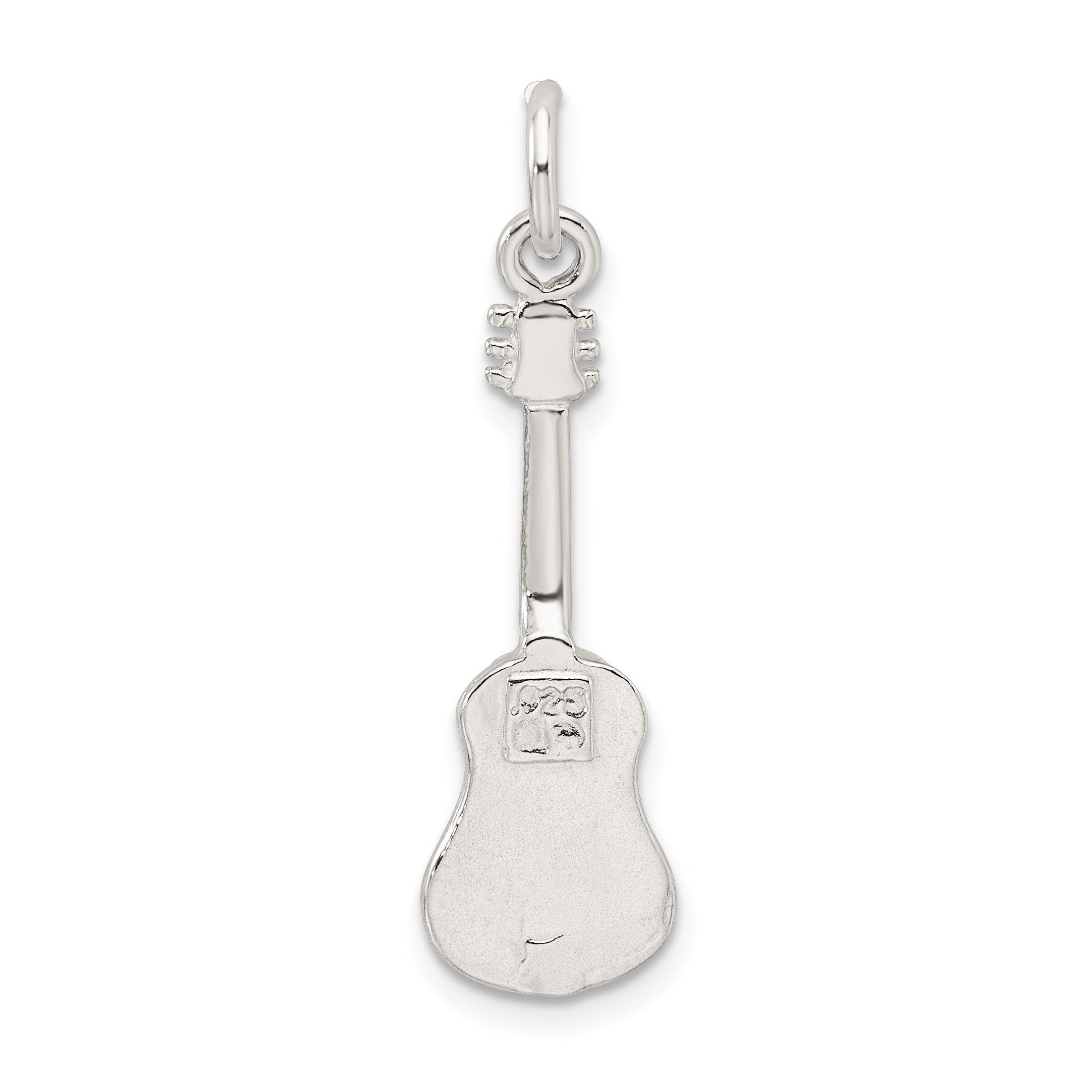 Sterling Silver Guitar Charm