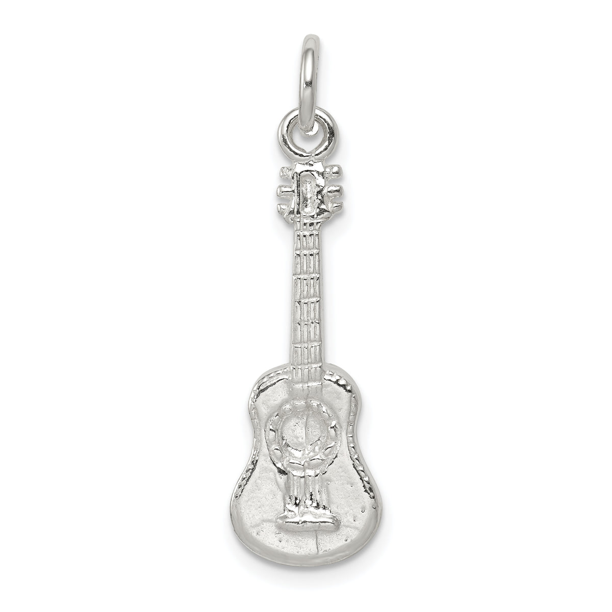 Sterling Silver Guitar Charm