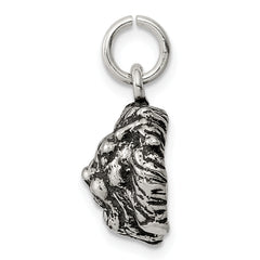 Sophia Jewelers 925 Sterling Silver Antiqued Lion Charm Pendant