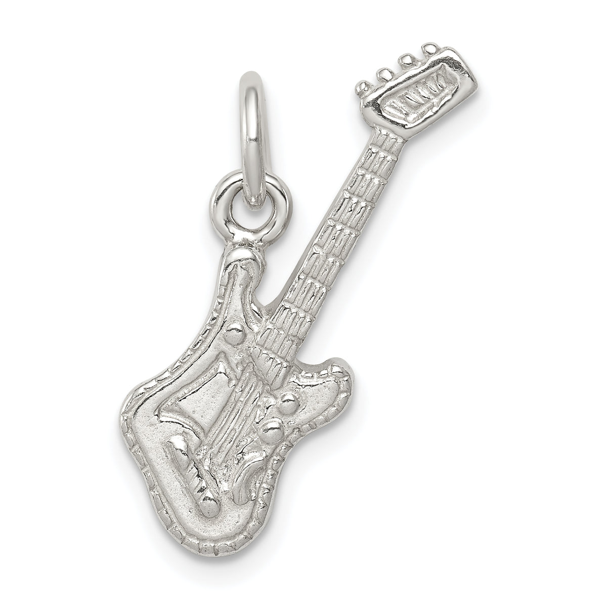 Sterling Silver Electric Guitar Charm