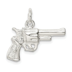 Sterling Silver Revolver Charm