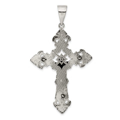 Sterling Silver Antiqued Crucifix Pendant