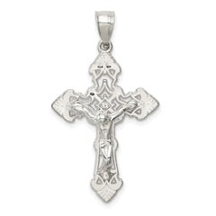 Sterling Silver Polished Crucifix Pendant