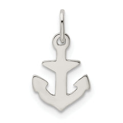 Sterling Silver 925 Anchor Charm with Polished Finish by Sophia Jewelers