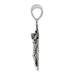 Sterling Silver Antiqued Crucifix Pendant