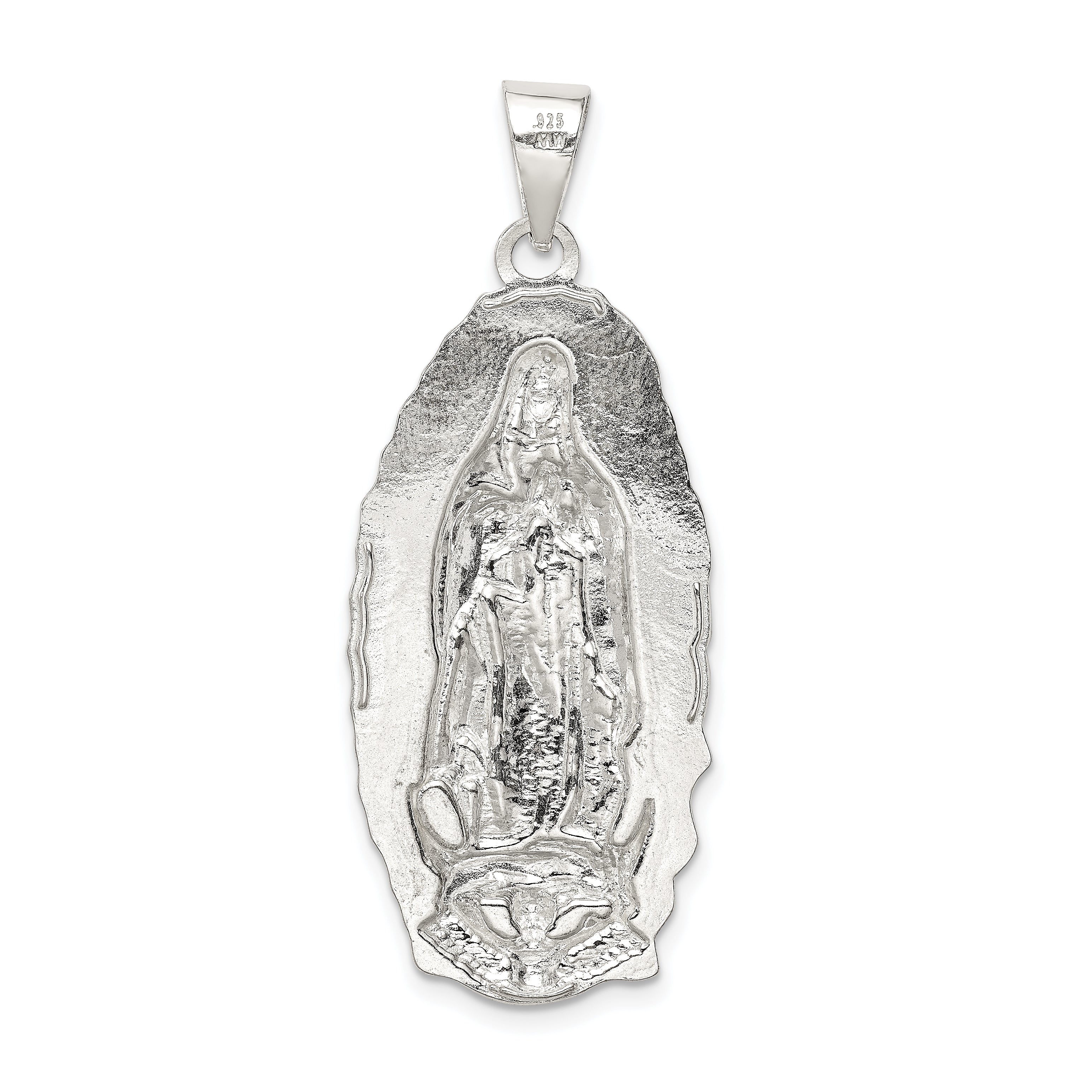 Sterling Silver Polished Religious Pendant