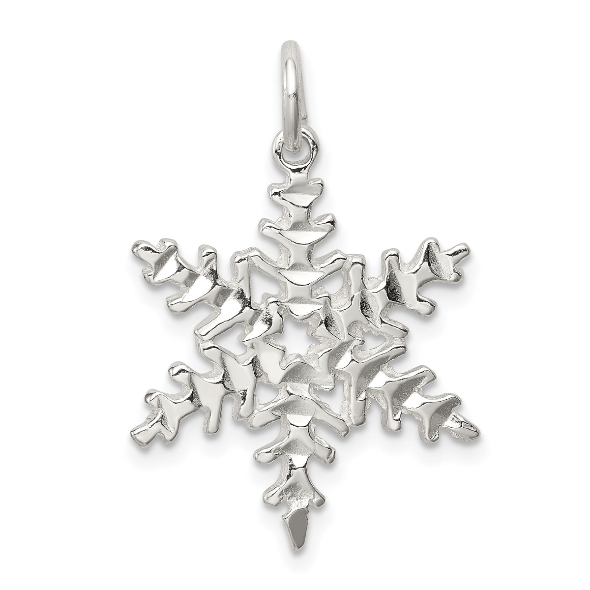 Sterling Silver Snowflake Pendant