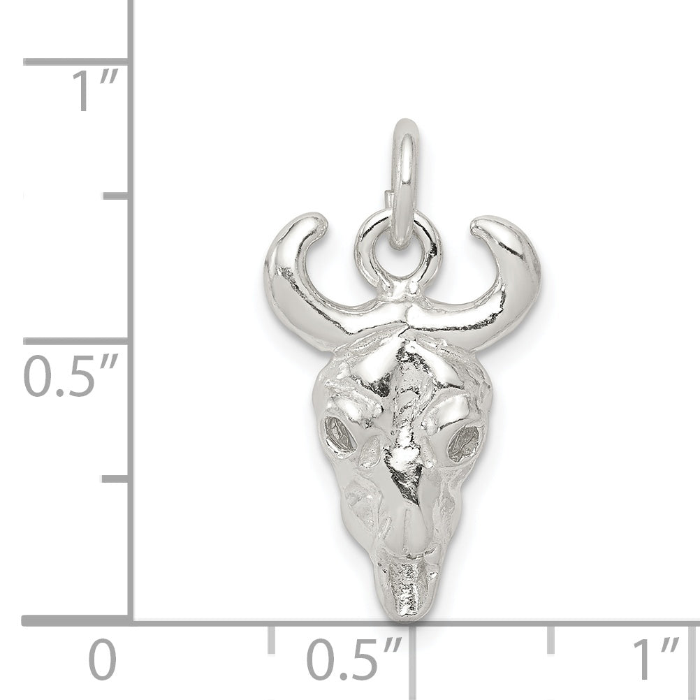 Sterling Silver Skull Charm