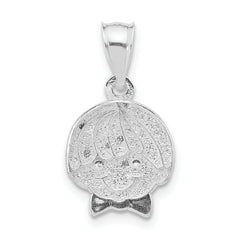 Sterling Silver Polished Boy Head Pendant