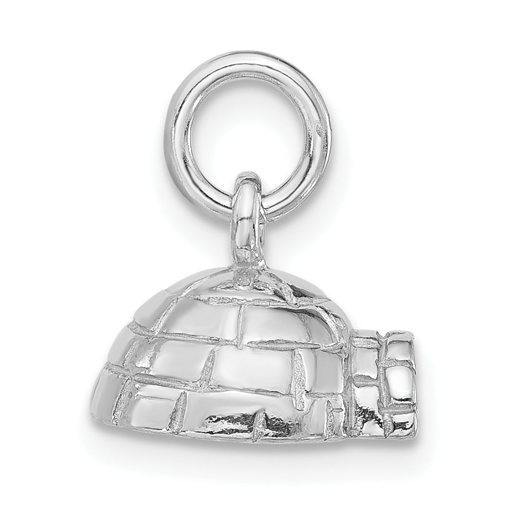 Sterling Silver Polished Igloo Pendant