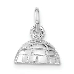 Sterling Silver Polished Igloo Pendant