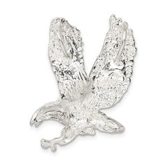 Sterling Silver 925 Men's Eagle Charm with Anti-Tarnish Solid Cast Design