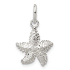 Sterling Silver Polished Starfish Charm