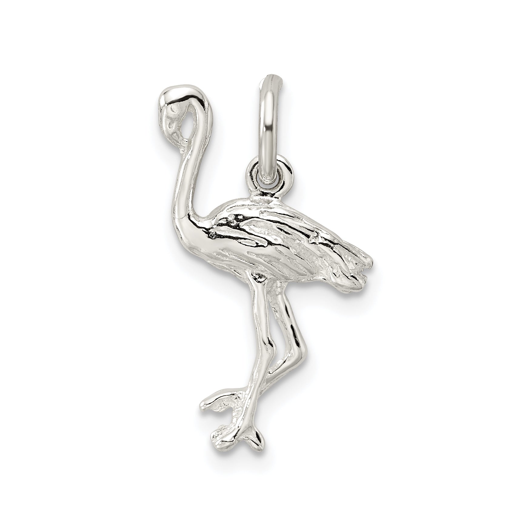 Sterling Silver Flamingo Charm