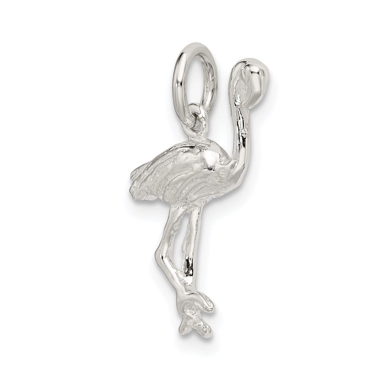 Sterling Silver Flamingo Charm