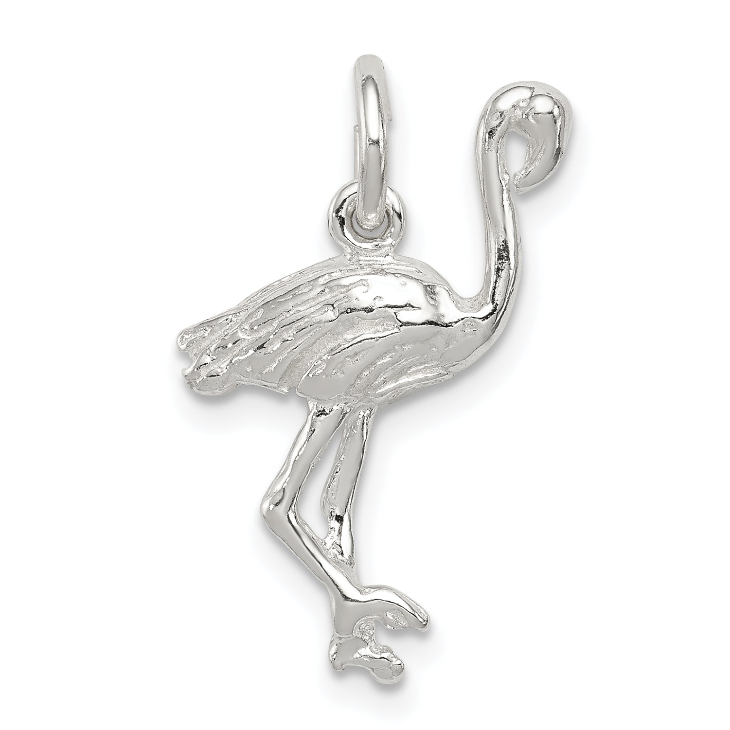 Sterling Silver Flamingo Charm