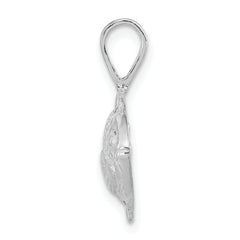 Sterling Silver 925 Unisex Tropical Fish Pendant Polished Finish