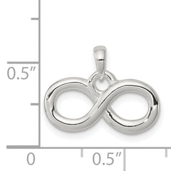 Sterling Silver Polished Infinity Symbol Pendant