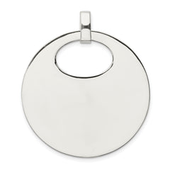 Sterling Silver Polished Pendant