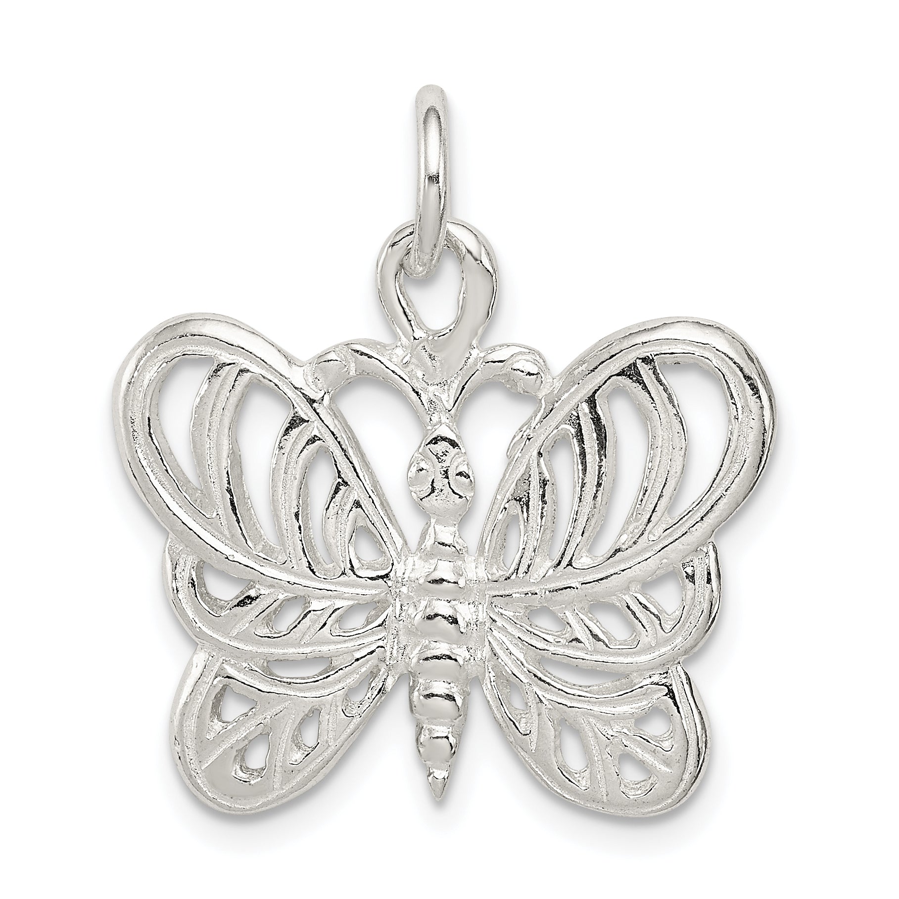 Sterling Silver Butterfly Charm