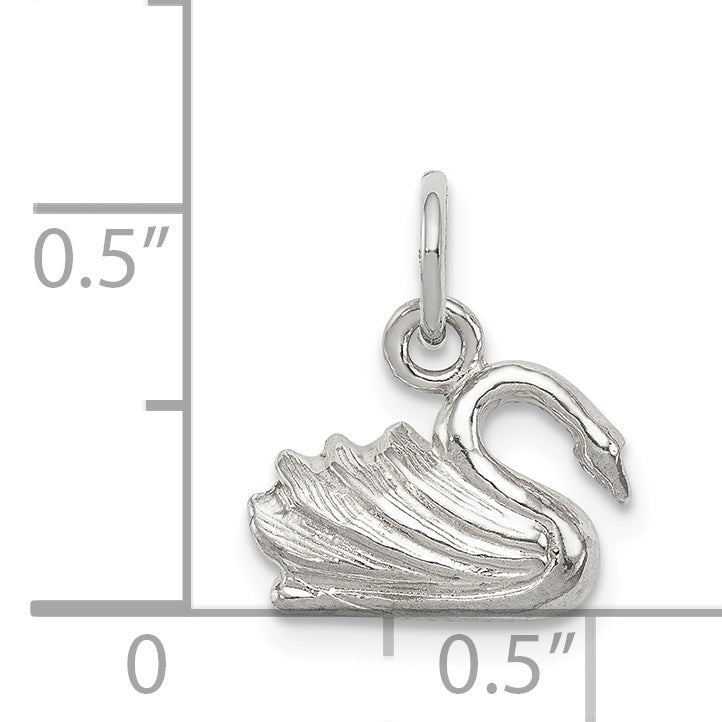 Sterling Silver Swan Charm