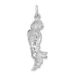 Sophia Jewelers Sterling Silver Polished Parrot Pendant Unisex Charm