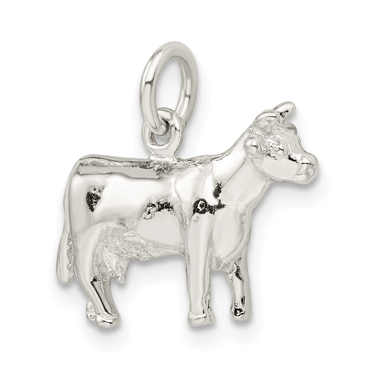 Sterling Silver Cow Charm