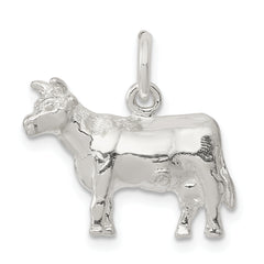 Sterling Silver Cow Charm