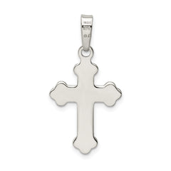 Sterling Silver 925 Cross Pendant with Polished Anti-Tarnish Finish