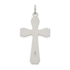 Sophia Jewelers Sterling Silver 925 Polished INRI Crucifix 3D Pendant