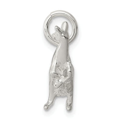 Sophia Jewelers 925 Sterling Silver 3D Kangaroo Charm Pendant Polished Finish